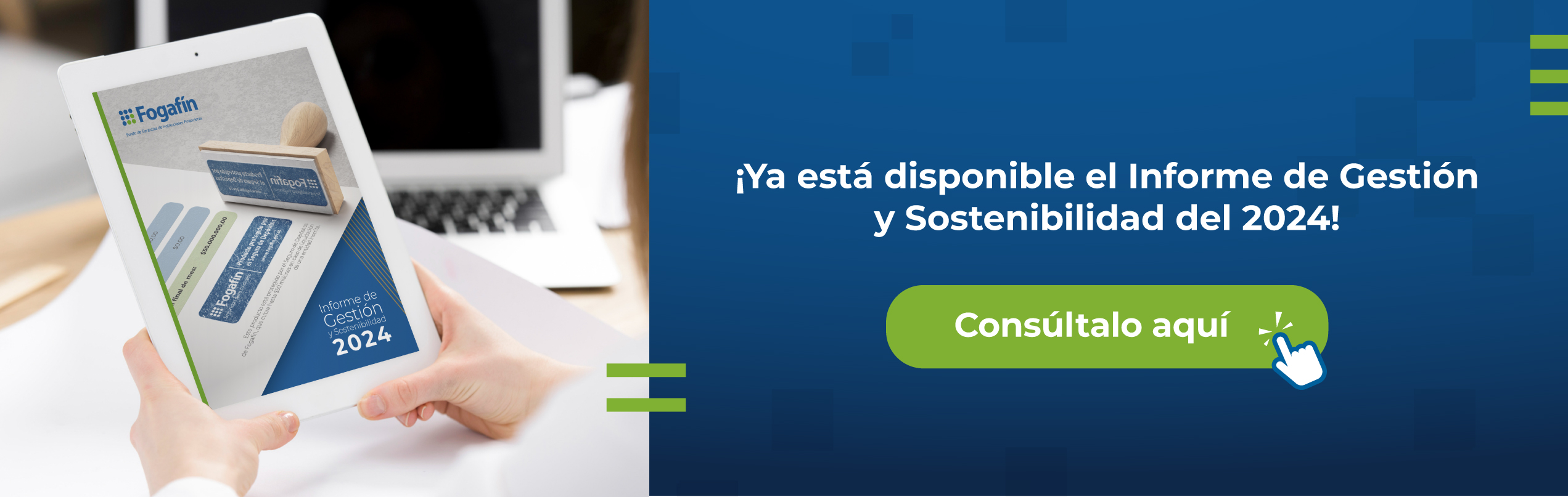Banner web informe de gestion